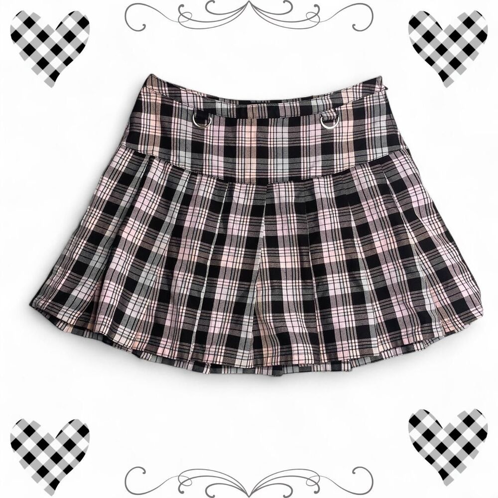 Hot Topic Plaid Pleated Skirt